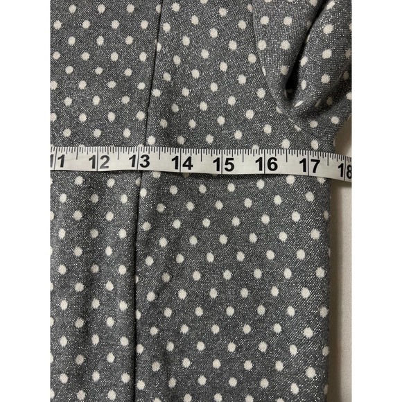 Talbots Zip Pocket Jacquard Top Sparkle Dot 3/4 Sleeve Size SP NWT - Picture 9 of 11